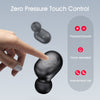 GT1 TWS Touch Fingerprint Bluetooth Earphones