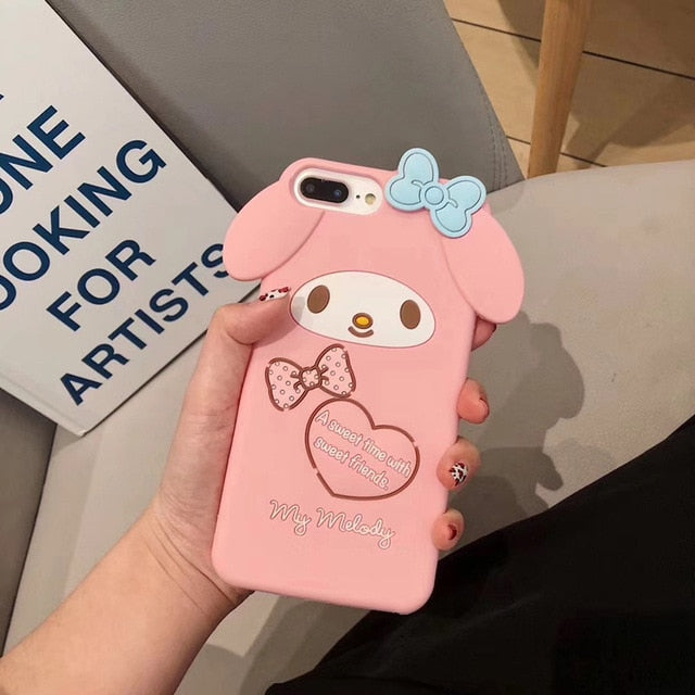 Luxury 3D Japanese Cute Phone Case iPhone