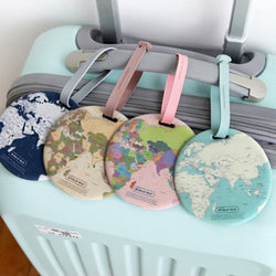 Map Luggage Travel Accessories